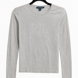 Ralph Lauren Gray Long Sleeve Tee